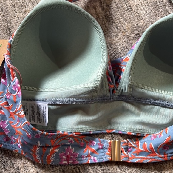 Boden Multicolor Floral Bikini - NWT - size 10 - halter top - Picture 5 of 6